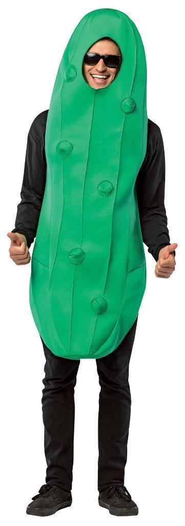Pickle Adult Costume Men Women Green Snack Food Halloween Unique GC6544 - £36.13 GBP