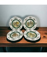 Ascot England Cottages Service Plate Wood &amp; Sons Alpine White Ironstone ... - $53.36