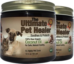 Organic Coconut Oil For Dogs &amp; Cats Skin And Coat, 32 Oz, Natural Treatment For  - $33.99