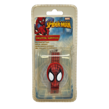 THE AMAZING SPIDER-MAN RUBBER FACE DIGITAL WRIST WATCH NEW SEALED MARVEL - $19.00