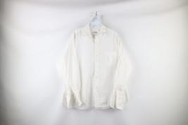 Vtg 60s Streetwear Mens XL Single Needle Tailoring French Cuff Button Shirt USA - £38.96 GBP