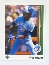 Fred McGriff 1989 Upper Deck #572 Toronto Blue Jays MLB Baseball Card - £0.77 GBP