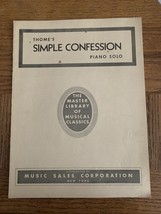 Simple Aveu Sheet Music - £39.56 GBP