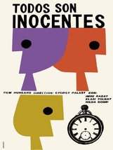9328.Todos son innocents.hungarian film.clock.POSTER.decor Home Office art - £13.45 GBP+
