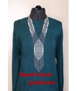 Bead loom patterns Split-Loom Necklace Gerdan, Beading Loom Stitch, PDF ... - $20.34 CAD