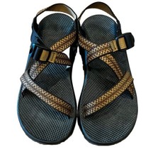 Chaco’s Men’s 13 Z1 Classic Brown Strappy Slip On Hiking Outdoor Sandals Sf - $29.60