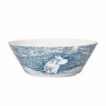 Arabia 1055334 MOOMIN Bowl Plate, Snow Blizzard, 5.9 inches (15 cm), Microwave,  - £35.79 GBP
