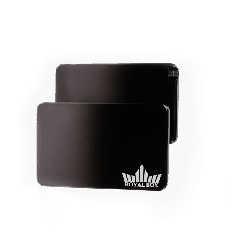 8 Slot Royal Box Black Panther Luxury Snuff Box w/ Built In 3” Metal Straw Item image 2
