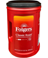 Folgers Classic Roast Medium Coffee With Robust Flavor 43.5 Oz EXP 08/2026 - $27.36