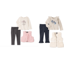 Calvin Klein Baby Girls Faux-Fur Vest Top and Pants, Choose Sz/Color - £33.57 GBP