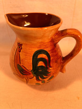 Pennsbury Pottery Rooster Creamer Green Tail Mint - £15.94 GBP
