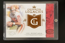 2011 Football Card Topps Legends Gridiron Legacies Joe Montana GL-JM 49ers - £8.73 GBP