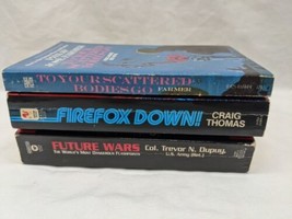 Lot Of (3) Vintage Science Fiction Novels Firefox Down Future Wars Scattered  - £28.48 GBP