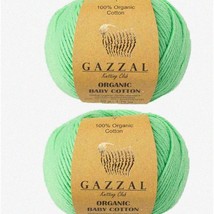 Cottony Bliss Baby Yarn - Soft &amp; Sustainable 2 Ball Pack (3.52 Oz) - 100% Cotton - £35.13 GBP