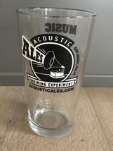 Acoustic Ales Brewing Closed Craft Brewery Glass San Diego Music To Your... - £15.72 GBP