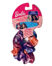 Barbie Pink Hair Scrunchie + 2 Barrette Snap Clips Girls Stocking Stuffe... - £8.91 GBP