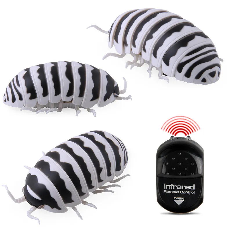 Infrared RC Animal Toys Simulation Pillbug Electric Robot Bug Halloween Prank - £13.53 GBP