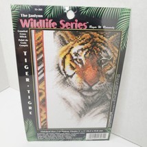 Tiger Cross Stitch by The Janlynn Wildlife Series 5”x 7” - £10.81 GBP
