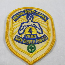4 Year Award National Safety Council Patch Safe Driver Award 4&quot; Sew On - £7.75 GBP