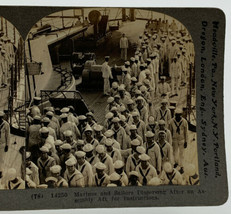 Keystone Stereoscope WWI US Marines Sailors On Battleship Navy USN 19-3041BB - £6.39 GBP