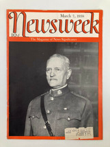 VTG Newsweek Magazine March 7 1938 General John J. Joseph Pershing of WWII - £37.22 GBP