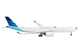 Airbus A330-900 Commercial Aircraft Garuda Indonesia White w Blue Tail 1/400 Die - £45.36 GBP