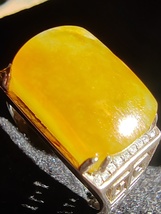 Icy Ice Yellow 100% Natural Burma Jadeite Jade Saddle Ring # Type A Jadeite # - £1,033.38 GBP