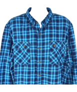 Duluth Trading Co Plaid Flannel size 3XL Button Down Long Sleeve Shirt G... - £34.03 GBP