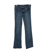 OTB jeans 9 / 10 stretchy womens Y2K vintage pants decorative bootcut  - £14.09 GBP