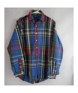 Vintage Ralph Lauren Colorful Long Sleeve Shirt Size XL 100% Cotton - $33.82 CAD