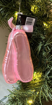 Robert Stanley Glass Pink Ballet Slippers Christmas Ornament NWT - £7.59 GBP