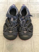 Keen Kids Newport H2 Waterproof Hiking Sandals Blues/Orange Youth Size 12 EUC - $32.13