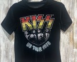 Womens Retro KISS Band US Tour 1978 Black Velvet T-Shirt M Medium B60 - $14.95
