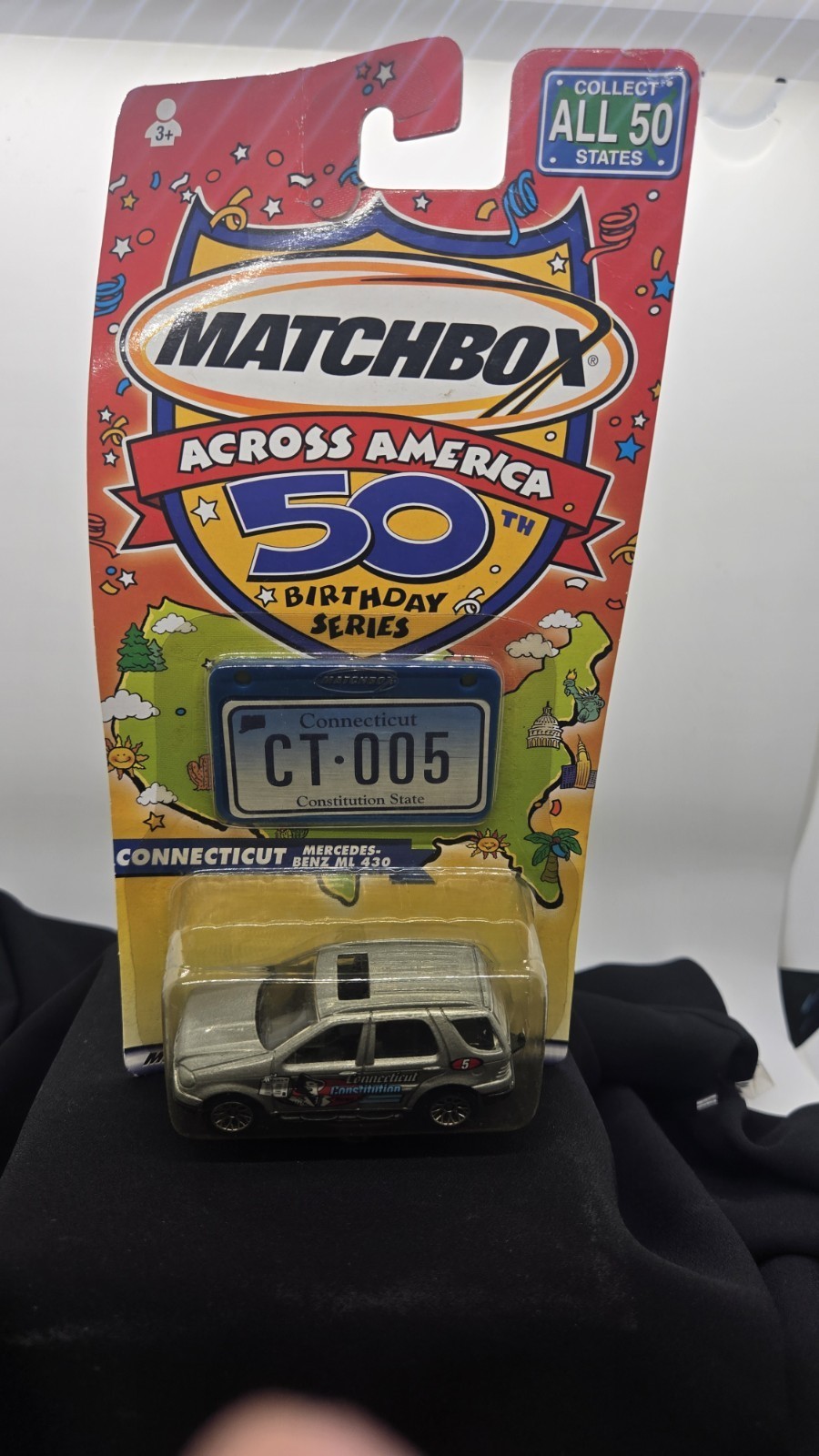 Matchbox Across America 50th Birthday Series CT 005 Mattel Wheel Car Connecticut Item image 4