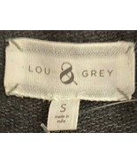 LOU &amp; GREY LADY&#39;S TOP GRAY SMALL SHORT SLEEVE NEW WITH TAGS - $31.19