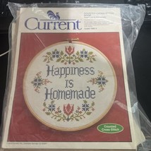 Vintage 1984 Current Cross Stitch Kit Happiness is Homemade 7” NIP 7085-3 - $9.89