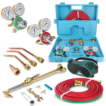 Professional Heavy-Duty Cutting Welding Torch Welder Set with Two Hoses,... - $255.58