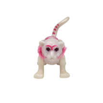 VINTAGE 1996 LITTLEST PET SHOP TONKA WHITE + PINK TIGER GLITTER HAPPY ME... - $4.75