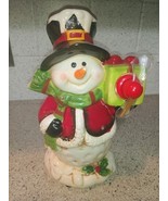 Christmas Light Up Musical LED Ornament Battery -  Snowman - €52,87 EUR