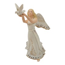Lenox Jewels of Light Angel 9&quot; Music Box 772101 American By Design - $46.99