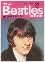 The Beatles Monthly Book #59 June 1968 UK Fan Magazine Ringo Starr India... - £8.10 GBP