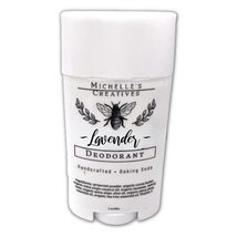 Michelle's Creatives Lavender Aluminum Free Deodorant - Natural Deodoran... - $11.76