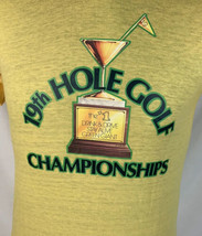 Vintage Golf T Shirt Single Stitch Tee Medium 70s 80s USA Logo Crew Sneakers - £19.97 GBP