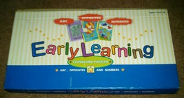 SpiceBox Early Learning Flashcard Puzzles - ABCs - Opposites - Numbers-B... - £5.87 GBP