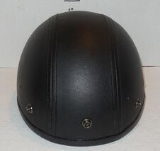 Motorcycle Half Helmet DOT Black Size Small - $49.45