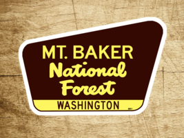 Mount Baker National Forest Decal Sticker 3.75&quot; x 2.5&quot; Washington Park Vinyl Mt. - £4.20 GBP