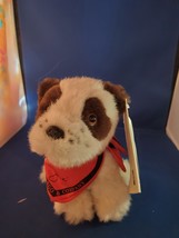 Wells Fargo Legend Jack Plush Dog 7 inches Stuffed Animal Tag Bank 2015  - $152.05 MXN