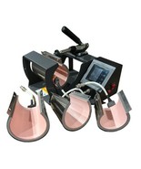 Coastal Bus. 4 IN 1 Digital Heat Press Machine Transfer Mug Sublimation ... - $233.74