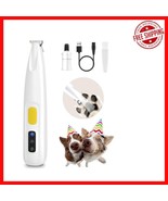 Low Noise Rechargeable Dog Trimmer with 120° LED Light for Precise Grooming - $30.68