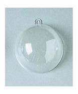 Plastic Ball Ornament 80mm Clear - £26.17 GBP